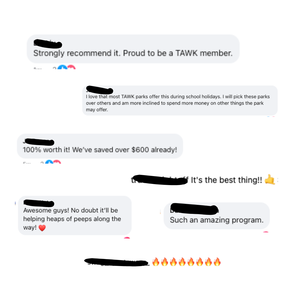 Testimonials about TAWK